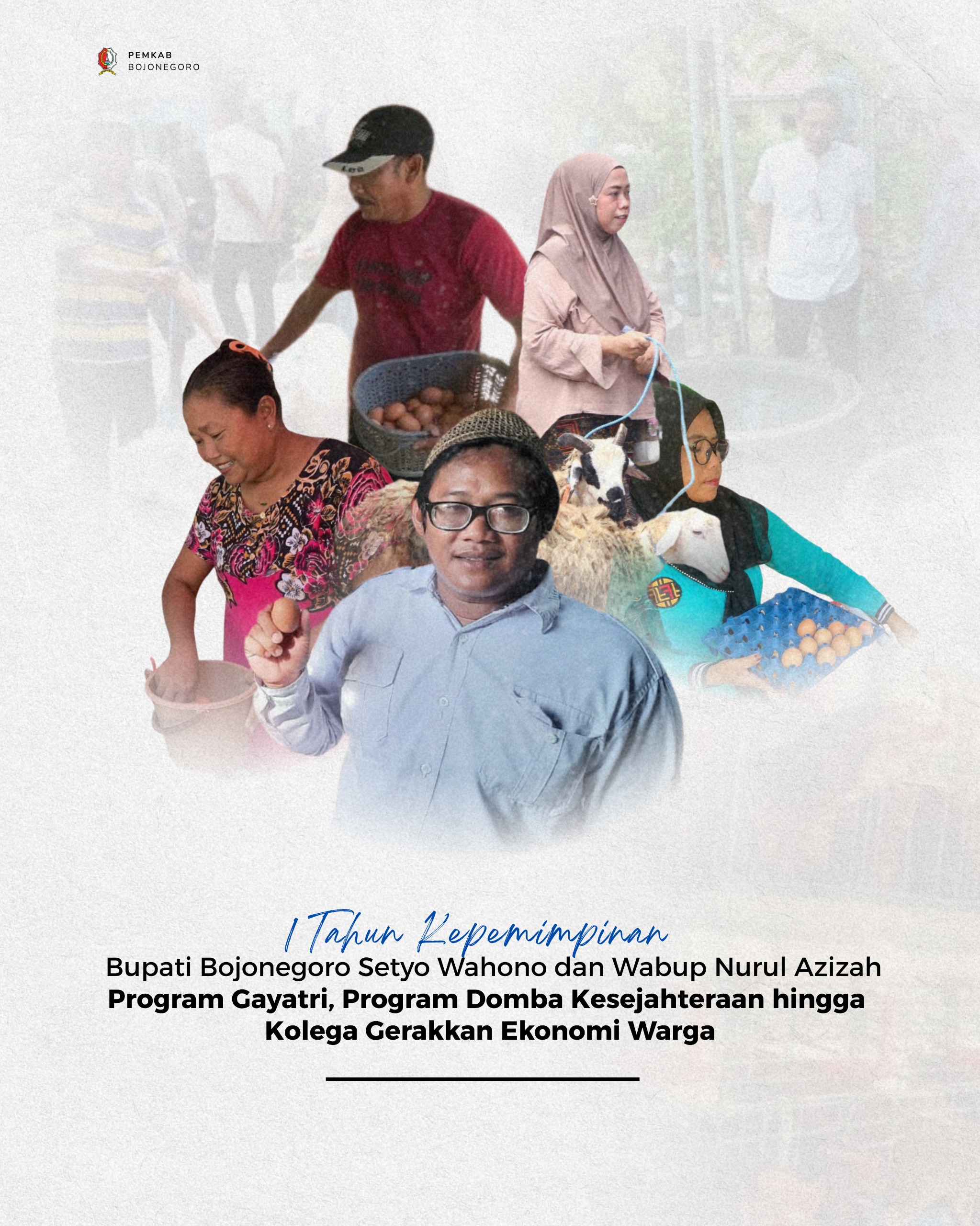 1 Tahun Kepemimpinan Bupati Bojonegoro Setyo Wahono dan Wabup Nurul Azizah: Gayatri, Domba Kesejahteraan hingga Kolega Gerakkan Ekonomi Warga