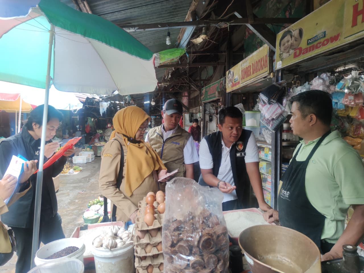 Satgas Gabungan TPID Bojonegoro Sidak ke Pasar Kota, Pantau Harga Jelang Ramadhan