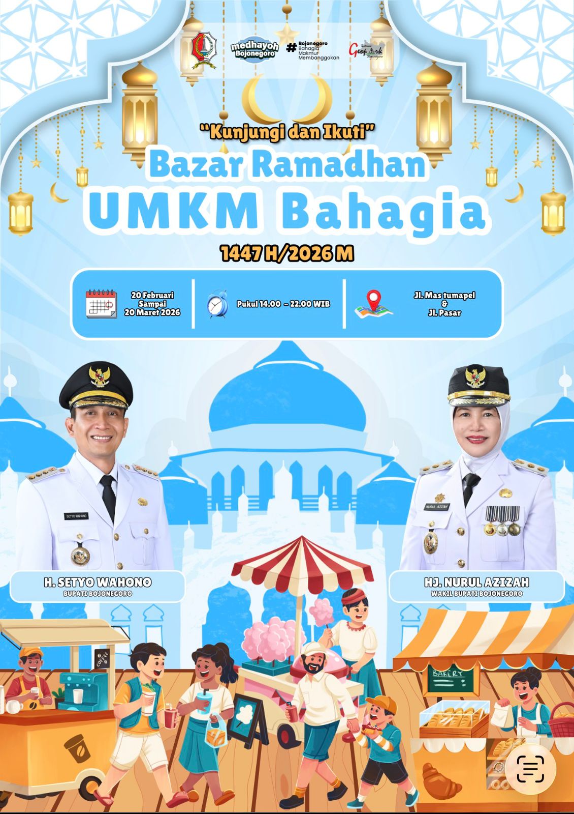 Pemkab Bojonegoro Akan Gelar Bazar Ramadhan UMKM Bahagia, Dorong Pertumbuhan Ekonomi Kerakyatan