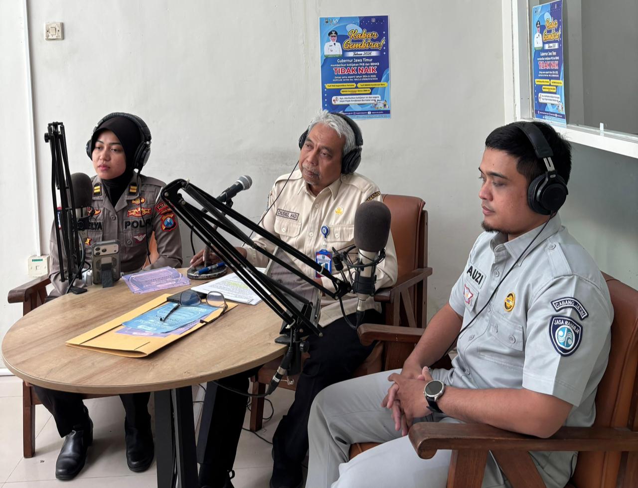 Talkshow Radio Malowopati FM: Kebijakan PKB dan BBNKB di Jawa Timur Tahun 2026 Tidak Naik