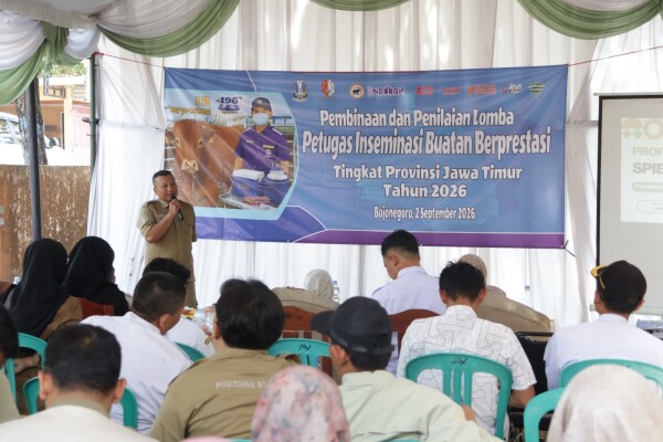 Gambar utama untuk artikel: Sukses Kembangkan Dunia Peternakan, Petugas IB dari Kasiman Wakili Bojonegoro dalam Lomba Tingkat Jatim