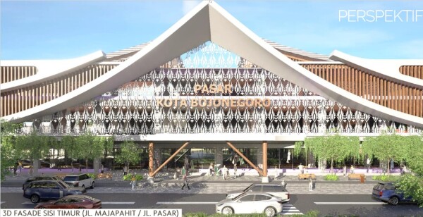 Pasar Kota Bojonegoro Akan Jadi Ikon Baru, Dibangun Tiga Lantai yang Nyaman untuk Pedagang dan Pembeli